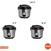 image:imageIMUSA 10 Cup Deluxe Stainless Steel Electric Rice Cooker with Steam Tray10 Cups