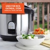 image:imageIMUSA 10 Cup Deluxe Stainless Steel Electric Rice Cooker with Steam Tray10 Cups