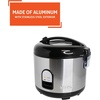 image:imageIMUSA 10 Cup Deluxe Stainless Steel Electric Rice Cooker with Steam Tray10 Cups