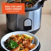 image:imageIMUSA 10 Cup Deluxe Stainless Steel Electric Rice Cooker with Steam Tray10 Cups