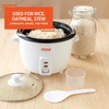 image:imageIMUSA 10 Cup Deluxe Stainless Steel Electric Rice Cooker with Steam Tray3 Cups
