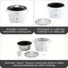 image:imageIMUSA 10 Cup Deluxe Stainless Steel Electric Rice Cooker with Steam Tray3 Cups