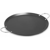 image:imageIMUSA 11in Carbon Steel Nonstick Round Comal with Cool Touch Handles BlackMetal Handles