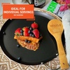 image:imageIMUSA 11in Carbon Steel Nonstick Round Comal with Cool Touch Handles BlackMetal Handles