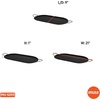 image:imageIMUSA 11in Carbon Steel Nonstick Round Comal with Cool Touch Handles BlackMetal Handles