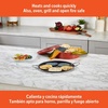 image:imageIMUSA 11in Carbon Steel Nonstick Round Comal with Cool Touch Handles BlackMetal Handles