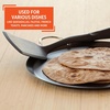 image:imageIMUSA 11in Carbon Steel Nonstick Round Comal with Cool Touch Handles BlackMetal Handles