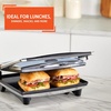 image:imageIMUSA 12 x 10 Inch Stainless Steel Electric Panini Press Ceramic12 x 10 inches Pack of 1