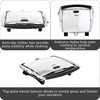 image:imageIMUSA 12 x 10 Inch Stainless Steel Electric Panini Press Ceramic12 x 10 inches Pack of 1