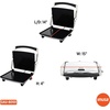 image:imageIMUSA 12 x 10 Inch Stainless Steel Electric Panini Press Ceramic12 x 10 inches Pack of 1