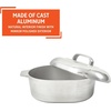 image:imageIMUSA 13 Inch Cajun Cast Aluminum Oval Roaster with Lid for Vegetables11 Inch