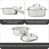 image:imageIMUSA 13 Inch Cajun Cast Aluminum Oval Roaster with Lid for Vegetables13 Inch