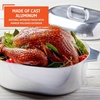 image:imageIMUSA 13 Inch Cajun Cast Aluminum Oval Roaster with Lid for Vegetables13 Inch Pack of 2