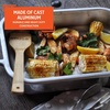 image:imageIMUSA 135x10in H Cajun Cast Aluminum RoasterBaking pan135 x 10 Pack of 1