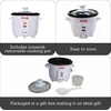 image:imageIMUSA 15 Cup Electric Ceramic Rice Cooker for Stews White
