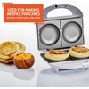 image:imageIMUSA 2 Slot Electric Sandwich Maker for Breakfast Nonstick WhiteArepa maker