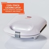 image:imageIMUSA 2 Slot Electric Sandwich Maker for Breakfast Nonstick WhiteArepa maker