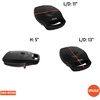 image:imageIMUSA 2 Slot Electric Sandwich Maker for Breakfast Nonstick WhiteArepa maker