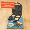 image:imageIMUSA 2 Slot Electric Sandwich Maker for Breakfast Nonstick WhiteArepa maker