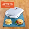 image:imageIMUSA 2 Slot Electric Sandwich Maker for Breakfast Nonstick WhiteArepa maker