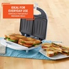 image:imageIMUSA 2 Slot Electric Sandwich Maker for Breakfast Nonstick WhiteSandwich