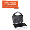 image:imageIMUSA 2 Slot Electric Sandwich Maker for Breakfast Nonstick WhiteSandwich