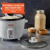 image:imageIMUSA 3 Cup Electric Ceramic Rice Cooker White