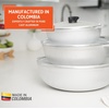 image:imageIMUSA 3 Piece 35 7 amp 11 Qt Aluminum Caldero Set Oven Safe357 11 Quarts