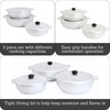 image:imageIMUSA 3 Piece 35 7 amp 11 Qt Aluminum Caldero Set Oven Safe357 11 Quarts