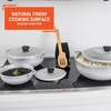 image:imageIMUSA 3 Piece 35 7 amp 11 Qt Aluminum Caldero Set Oven Safe357 11 Quarts