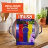 image:imageIMUSA 32 Qt Boricua Polished Aluminum Caldero with Glass LidAndino