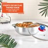 image:imageIMUSA 32 Qt Boricua Polished Aluminum Caldero with Glass LidBoriqua