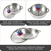 image:imageIMUSA 32 Qt Boricua Polished Aluminum Caldero with Glass LidBoriqua