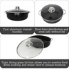 image:imageIMUSA 44 Qt Bistro Cera Aluminum Speckled Black Ceramic Caldero Oven Safe44 Quarts