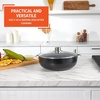 image:imageIMUSA 44 Qt Bistro Cera Aluminum Speckled Black Ceramic Caldero Oven Safe44 Quarts Pack of 2