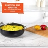 image:imageIMUSA 44 Qt Bistro Cera Aluminum Speckled Black Ceramic Caldero Oven Safe9 Quarts