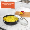 image:imageIMUSA 44 Qt Bistro Cera Aluminum Speckled Black Ceramic Caldero Oven Safe9 Quarts