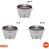 image:imageIMUSA 5 Cup Electric Ceramic Rice Cooker White