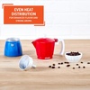 image:imageIMUSA 6 Cup Caribbean Cast Aluminum Stovetop Coffee MakerRed