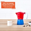 image:imageIMUSA 6 Cup Caribbean Cast Aluminum Stovetop Coffee MakerRed