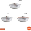 image:imageIMUSA 69 Qt Polished Aluminum Caldero Dutch OvenPolished