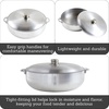 image:imageIMUSA 69 Qt Polished Aluminum Caldero Dutch OvenPolished