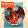image:imageIMUSA Aluminum Steamer Dual Piece Set 28Qt and 10Qt Silver28 Qt and 10 Qt