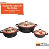 image:imageIMUSA Carmen de Viboral Cast Aluminum Nonstick Caldero 6 Piece Set6 Piece Set 051537 Quart