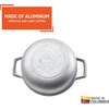 image:imageIMUSA GAU80508 Jumbo Traditional Natural Caldero for Cooking and Serving 18 Quart SilverAluminum Lid