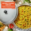 image:imageIMUSA GAU80508 Jumbo Traditional Natural Caldero for Cooking and Serving 18 Quart SilverAluminum Lid