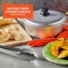 image:imageIMUSA GAU80508 Jumbo Traditional Natural Caldero for Cooking and Serving 18 Quart SilverAluminum Lid