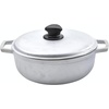 image:imageIMUSA GAU80508 Jumbo Traditional Natural Caldero for Cooking and Serving 18 Quart SilverAluminum Lid