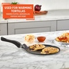 image:imageIMUSA USA 95 Nonstick Soft Touch ComalGriddle with Soft Touch Handle Black