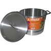 image:imageIMUSA USA Aluminum Tamale and Steamer Steamer Pot 20Quart Silver12 quart